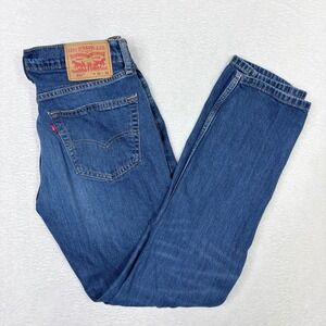 Levis 511 Slim Fit Jeans Mens 32x32 Medium Wash Blue Stretch Measures 32x30